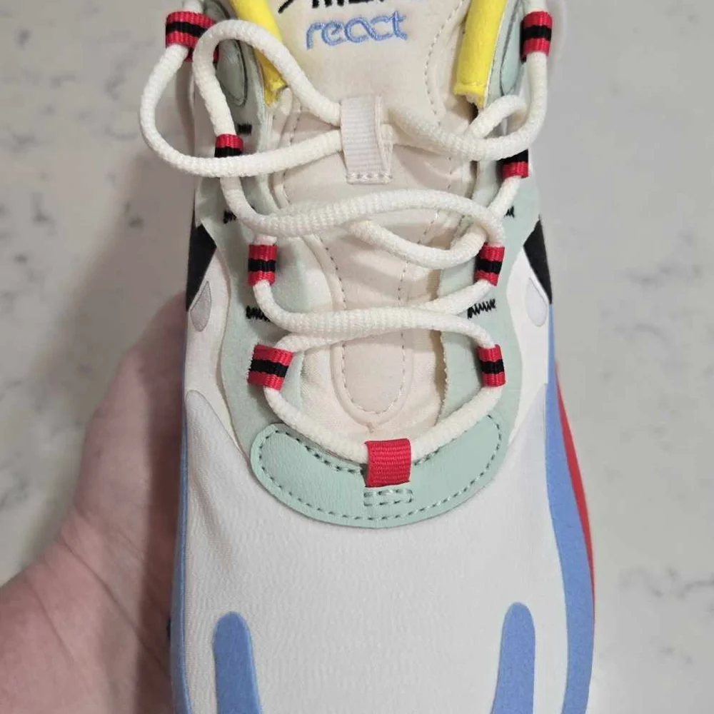 Nike Women’s SZ.9 Air Max 270 React " Bauhaus" Running Shoes AT6174-002 New - Picture 12 of 16